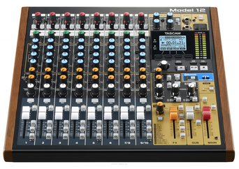 TASCAM Model 12  10-kanałowy analogowy mikser fonii / 12-śladowy rejestrator cyfrowy / interfejs USB