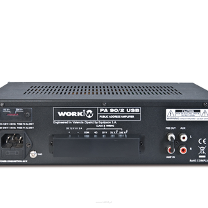 WORK PA 90/2 USB wzmacniacz miksujący - 2