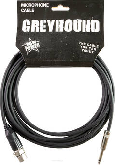 Klotz Greyhound GRSXP050 przewód mikrofonowy 5 metrowy XLR-Jack 
