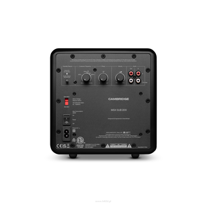 Cambridge Audio MSX Sub 200 Matte Black aktywny subwoofer 200 W - 6
