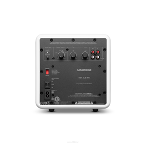 Cambridge Audio MSX Sub 200 Matte Black aktywny subwoofer 200 W - 13