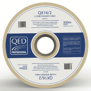 QED QE4140 (QX16/4 100M) Przewód głośnikowy instalacyjny o przekroju 4 x 2 mm, wysokiej jakości płaszcz PVC o podwyższonej niepalności - 3