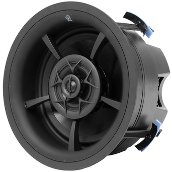 Origin Acoustics D105EX Explorer Director 10″ Series – w pełni obrotowy, 3-drożny głośnik sufitowy z 10-calowym wooferem z kevlaru, opatentowaną technologią tweeterów DSPD oraz systemem montażu beznarzędziowego.