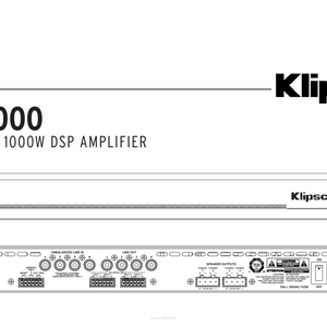 Klipsch KDA-1000 Wzmacniacze DSP 1000W | Negocjuj cenę | raty 20x0% + dostawa gratis | salon Gniezno | instalacje | projekty | zadzwoń teraz 607615717  - 4
