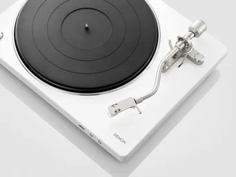 DENON DP-450USB Biały Automatyczny gramofon analogowy