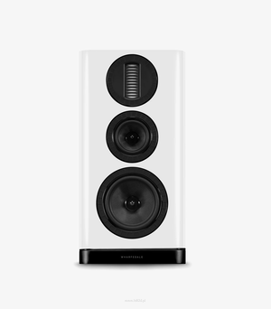 Wharfedale AURA 2 White – biały lakier wysoki połysk,,  podstawkowe kolumny Hi-Fi inspirowane serią ELYSIAN
