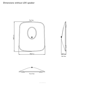 KEF P1  Podstawki na stół, para - 2