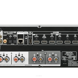 DENON DRA-900H BLACK  2 kanałowy sieciowy amplituner stereo zapewniający wysoką jakość dźwięku i obrazu 8K. - 8