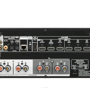 DENON DRA-900H BLACK  2 kanałowy sieciowy amplituner stereo zapewniający wysoką jakość dźwięku i obrazu 8K. - 4