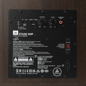 JBL Stage 2 220 P Aktywny subwoofer 12” (300 mm) 500 W Czarny - 6