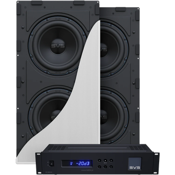 SVS 3000 In-Wall Dual Subwoofer System – referencyjny subwoofer instalacyjny do zabudowy ściennej  Zestaw wzmacniacz + 2 szt subwoofer instalacyjny