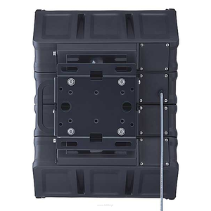 TOA HX-5B System głośnikowy z regulowaną charakterystyką promieniowania; zbudowany z 4 modułów głośnikowych (woofer + 3 tweetery każdy); moc znamionowa 200W, efektywność 96-99 dB SPL (zależnie od kąta otwarcia), pasmo przenoszenia 70(85)Hz - 20kHz (zależn - 3