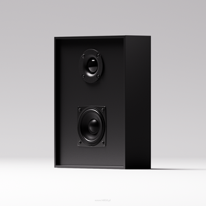 Gallo Acoustics Profile 1 Black/White MAT   80Hz to 20kHz, 86dB, 4 Ohm, 50W, 210 x 280 x 90 mm - 3