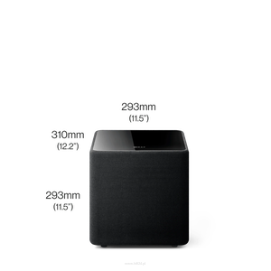 KEF Kube 8 MIE Aktywny subwoofer z głośnikiem niskotonowym 20 cm. - 5