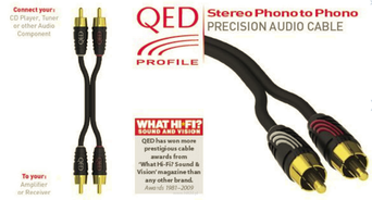 QED PROFILE Przewód stereo QE5031 (3.0m)[2x RCA M - 2x RCA M] - 3.0m