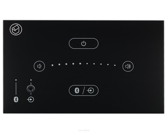 Systemline se0512 Unit Dotykowy panel naścienny z AUX i Bluetooth z wbudowanym wzmacniaczem 