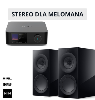 WiiM Amp Ultra Grey + KEF R3 Czarny połysk  Z myślą o melomanach, fanach kina domowego i entuzjastach inteligentnego domu