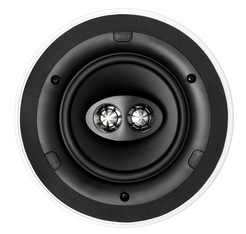 KEF Ci160CRds to sufitowy głośnik stereo z dwoma tweeterami, kątem pokrycia 120° i klasą IP64. Idealny do łazienki oraz systemu multiroom.