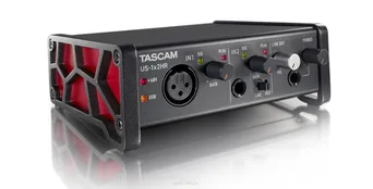 TASCAM US-1x2HR Interfejs USB  Audio, 1 wejście mikrofonowe XLR (oprogramowanie Cubase LE + Sample Tank)