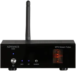Advance Paris WTX-StreamTubes Lampowy odtwarzacz sieciowy, radio internet., Spotify, Tidal, sterowanie aplikacyjne, wyjście cyfrowe.