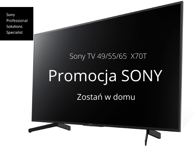 Promocja SONY Zostań w domu.