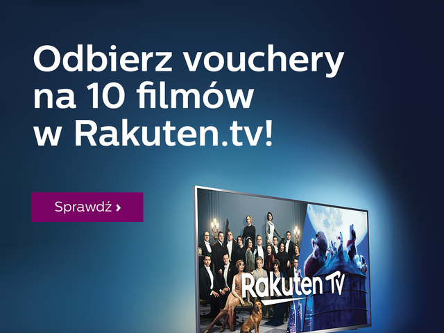 Kup telewizor Philips Android TV  i odbierz 10 filmów.