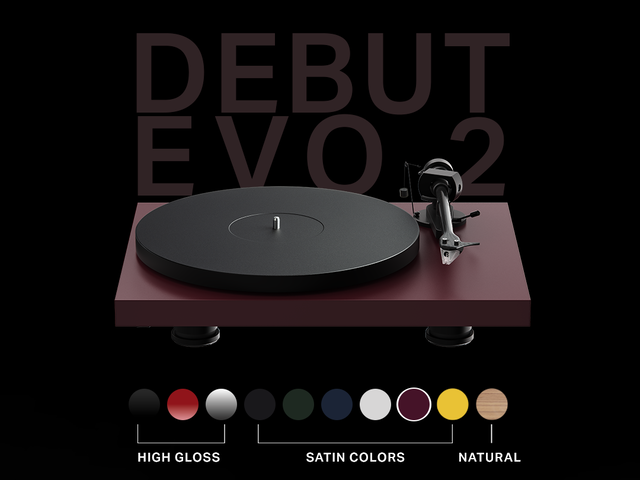 PRO-JECT DEBUT EVO 2 Gramofon z wkładką Pick it MM EVO